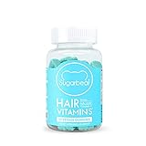 SugarBearHair Vitamins, Vegan Gummy Hair Vitamins with Biotin, Vitamin D, Vitamin B-12, Folic Acid, Vitamin A (1 Month Supply)