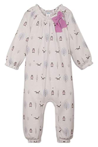 Feather Baby Girls Clothes Pima Cotton Short Sleeve Bow One-Piece Jumpsuit Baby Romper