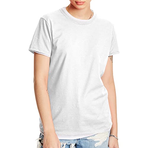 Hanes Women's Nano T-Shirt, Medium, White