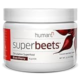 HumanN SuperBeets - Black Cherry Beet Root Powder - Nitric Oxide & Vitamin C Boost for Blood Pressure, Circulation, & Immune Support - Non-GMO Superfood Supplement
