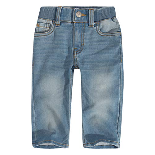 Levi's Baby Boys' Straight Fit Jeans, Castle Light, 6/9M