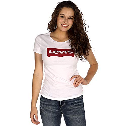 Levi's Women's Perfect Tee 2.0 Shirt, Core White , Large