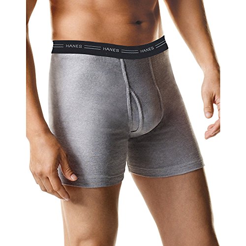 Hanes Men Hanes Boxer Briefs, Cool Dri Moisture-Wicking Underwear, Assorted 5 pack, Medium