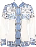 Norlender Voss Cardigan Sweater (Off-White/Blue, XL)