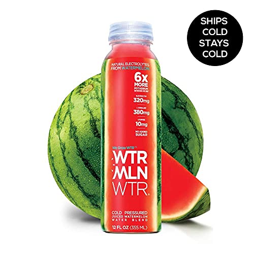 WTRMLN WTR | Cold Pressed Watermelon Water [Original HYDRATION]| Natural Electrolytes + Antioxidants | No Added Sugar | 12 oz bottles (Pack of 6)